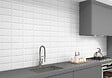 CERAM INDUSTRIE - Faience metro blanc brillant 10x20 - vignette