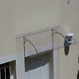 MCCOVER - AUVENT - MARQUISE DE PORTE D'ENTRÉE MÉLANIE Gris clair, L.150 cm, Profondeur totale - 90 cm - vignette