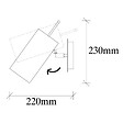 CONCEPT USINE - Applique murale orientable finition or ALICE $ - vignette
