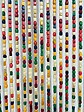 MOREL - Rideau de porte en perles de bois multicolore - 90x200cm - vignette