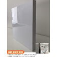 CUISINEANDCIE - Cuisineandcie - Meuble haut de cuisine Bellissi Blanc Brillant 2 portes relevables avec vitre opaque L 90 cm - vignette