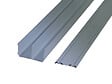 OPTIMUM - Rails haut et bas acier laqué gris 120cm - vignette