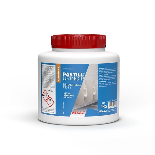 AEXALT - Boite de 35 pastilles pour urinoir - large