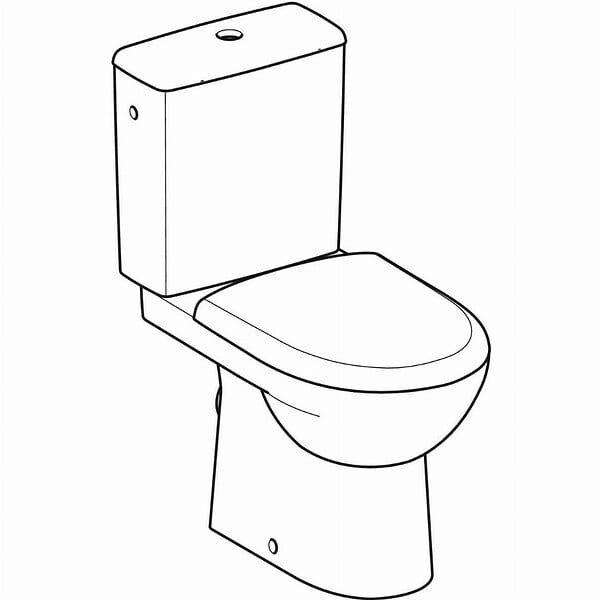 GEBERIT - Pack WC au sol Renova  - 501.856.00.1 - large