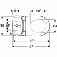 GEBERIT - Pack WC au sol Renova  - 501.856.00.1 - vignette