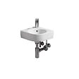 GEBERIT - Lave-mains d'angle Renova Compact Geberit - 155x395x450mm - Mural - Blanc - vignette