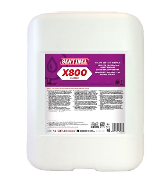 SENTINEL - Désembouant Rapide X800 - Bidon de 1L- réf : X800L-12X1L-FR - SENTINEL - large