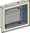 POUJOULAT - GRILLE VENTILATION HABILLAGE 90 CM2 - GRILLE VENTILATION HABILLAGE 90 CM2 - vignette