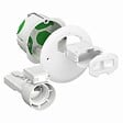 SCHNEIDER - Boite d'applique DCL Multifix Air - Avec couvercle non affleurant + douille DCL et fiche 2P+T - Diam 67mm Prof 40mm - vignette