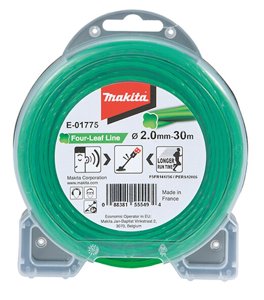MAKITA - Fil de coupe hélicoïdal MAKITA E-01775 pour débroussailleuse Ø2mm 30m - large