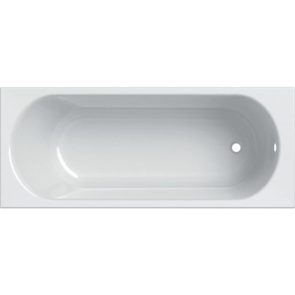 GEBERIT - Baignoire acrylique Bastia Geberit - Rectangulaire - 1700x 700mm - Sur pieds - À poser - Blanc - large