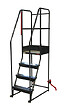 FIMM - Escabeau roulant étroit 4 marches 150 kg - FIMM - 830008729 - vignette