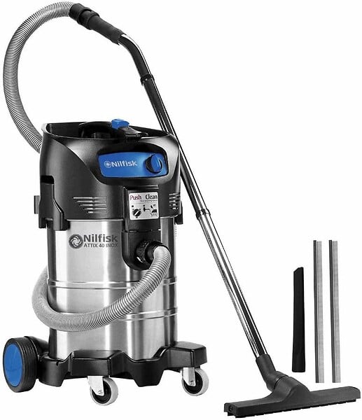NILFISK - Aspirateur eau et poussiere NILFISK ATTIX 40-01 PC INOX - 37 litres 1500 W - 107413593 - large