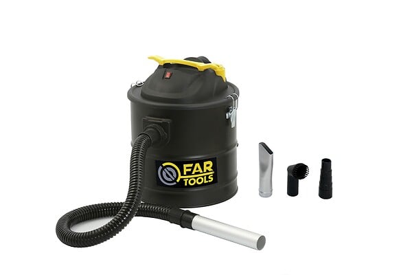FAR TOOLS - Aspirateur vide cendres à décolmatage - 1000 W - Spécial poêles à granules - Cuve en métal 15 L - FAR TOOLS - 101083 - large