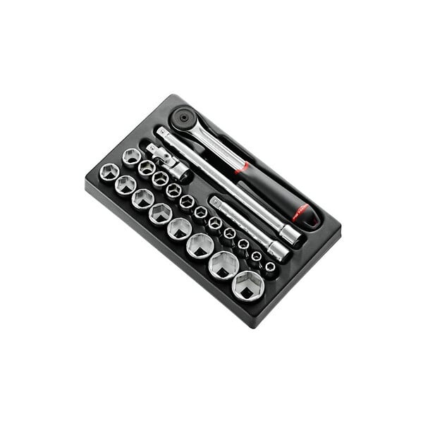 FACOM - Module de clés à cliquet + douilles 1/2'' FACOM MOD.S161-36PB - 23 pièces - large