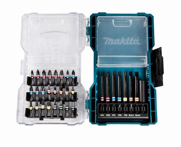 MAKITA - Coffret d'embouts MAKITA E-07076 25 et 50 mm (32 pièces) - large