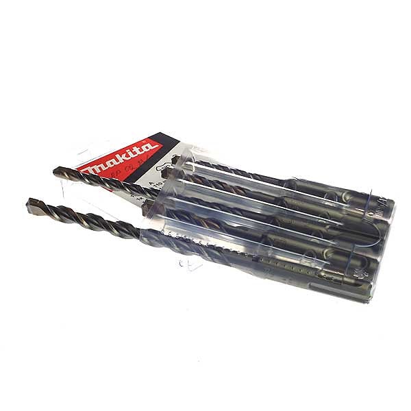 MAKITA - Coffret de 5 Forets 2 taillants MAKITA D-61678 à emmanchement SDS-Plus (Gamme économique) - large
