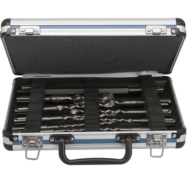MAKITA - Coffret de 11 Forets et 2 Outils Burinage MAKITA D-42400 à emmanchement SDS-PLUS - large