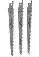 BOSCH - Lot de 3 lames bois pour élagueur BOSCH Keo - vignette