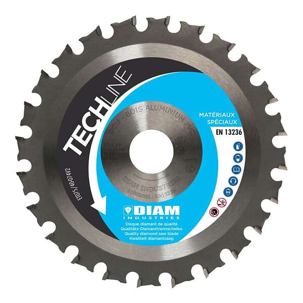 DIAM INDUSTRIES - Disque carbure DIAM INDUSTRIES DCU Gamme TECHLINE à denture multi-négative - large