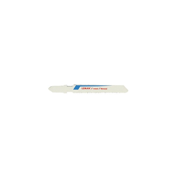 LEMAN - 5 lames de scie sabre bi-métal - Lu. 50 mm pas 1.2 mm - coupe fine pour inox - LEMAN - 7106.05 - large