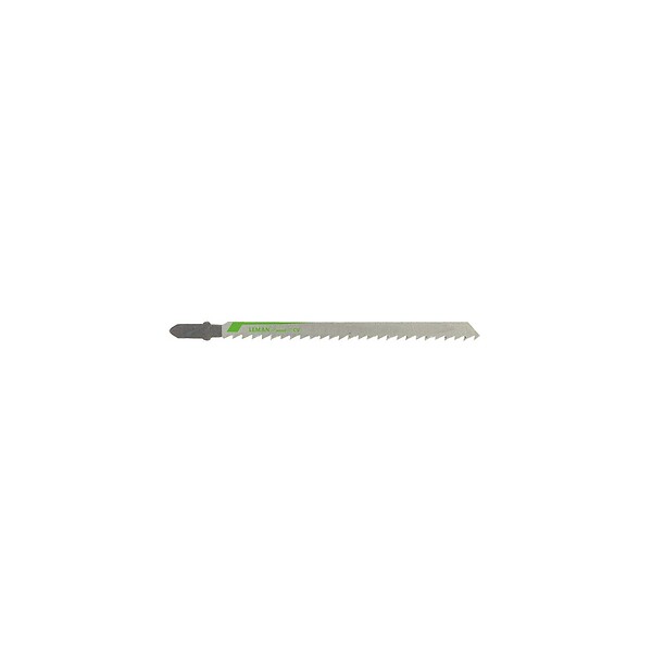 LEMAN - 5 lames de scie sauteuse CV - Lu. 110 mm pas 4 mm - coupe fine pour bois - LEMAN - 7005.05 - large