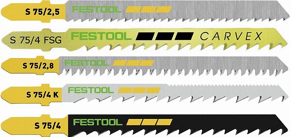 FESTOOL - Jeu de lames de scie sauteuse STS-Sort/25 W - 25 pièces -  - 204275 - large