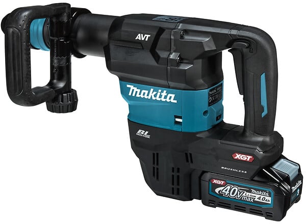 MAKITA - Perforateur-burineur SDS+ 40V Max XGT -  - avec 2 batteries 40V 4.0Ah - chargeur - Bluetooth - MakPac - DC40RA - HR005GM202 - large