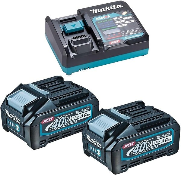 MAKITA - Perforateur-burineur SDS+ 40V Max XGT -  - avec 2 batteries 40V 4.0Ah - chargeur - Bluetooth - MakPac - DC40RA - HR005GM202 - large