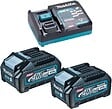 MAKITA - Perforateur-burineur SDS+ 40V Max XGT -  - avec 2 batteries 40V 4.0Ah - chargeur - Bluetooth - MakPac - DC40RA - HR005GM202 - vignette