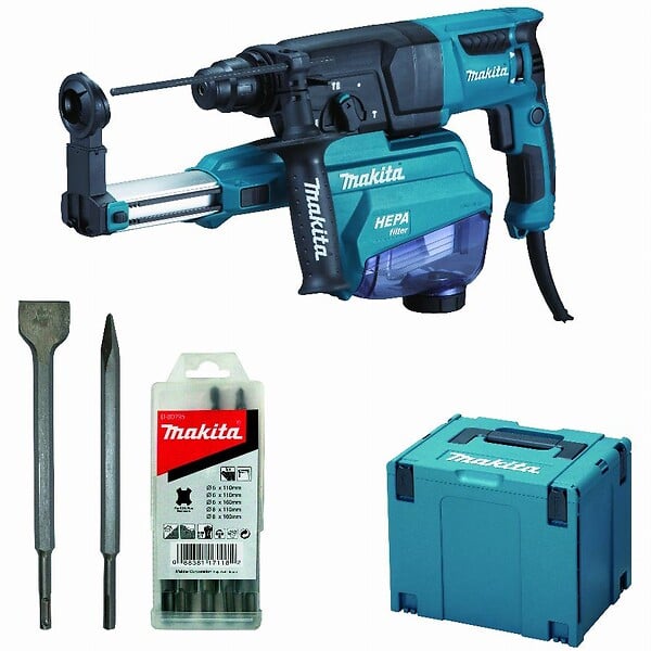 MAKITA - Perfo-burineur SDS-Plus MAKITA HR2652JX14 800 W - 26 mm - 2,2 J - large