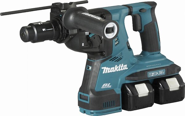 MAKITA - Perfo-burineur SDS-Plus 36 V => 2 x 18 V Li-Ion 5 Ah 28 mm  - 2 batteries, chargeur, coffret - DHR283T2JU - large