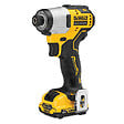 DEWALT - Kit 2 outils XR 12V Brushless Perceuse visseuse DCD701 - Visseuse à chocs DCF801 -  - avec 2 batteries 12v 3Ah - chargeur - coffret - DCK2110L2T - vignette