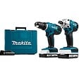 MAKITA - Perceuse sans fil MAKITA DF4880 + Clé à chocs TD127D avec batterie et chargeur + 30 embouts DK18A35X1 - vignette