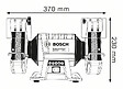 BOSCH - Touret à meuler GBG 60-20 Ø200mm 600 W -  - 060127A400 - vignette