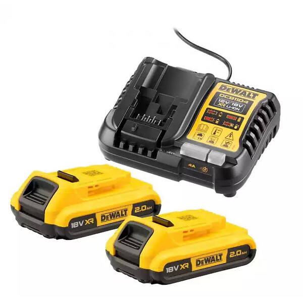 DEWALT - Pack énergie  XR - 3 batteries 18V 5.0Ah + Chargeur universel 12V/18V - DCB1104P3-QW - large