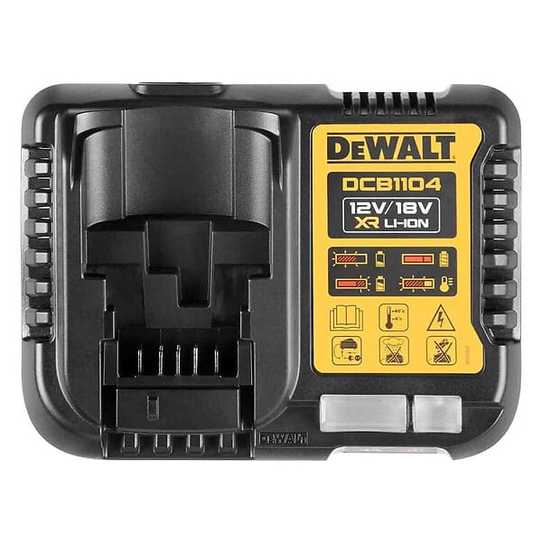 DEWALT - Pack énergie XR 18V -  - avec 2 batteries 18V 5.0Ah + Chargeur universel 12V/18V - DCB1104P2-QW - large