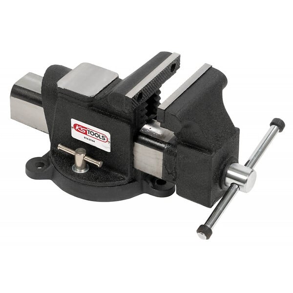 KS TOOLS - Étau acier base tournante KS TOOLS 100 mm - 914.0144 - large