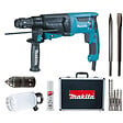 MAKITA - Perforateur burineur SDS Plus - 800W 26mm -  - avec coffret aluminium + Kit d'accessoires - HR2631FTX4 - vignette
