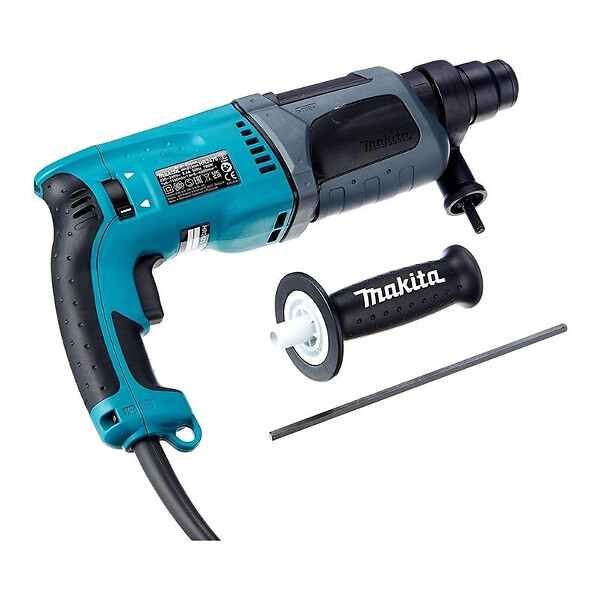 MAKITA - Perforateur burineur SDS Plus - 800W 26mm -  - avec coffret aluminium + Kit d'accessoires - HR2631FTX4 - large