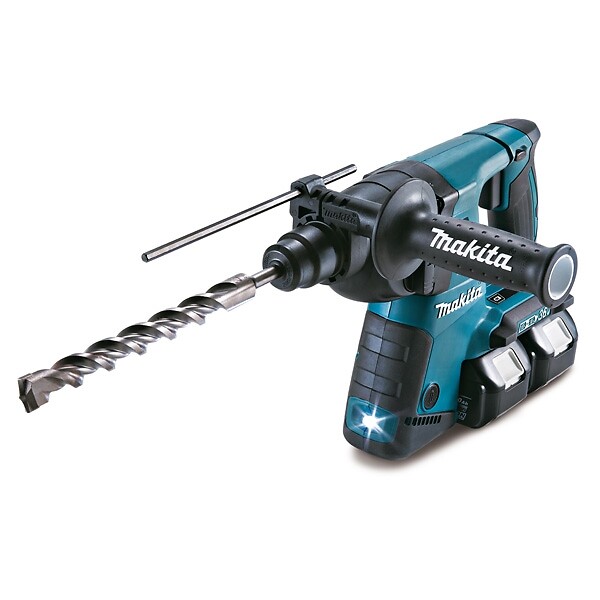 MAKITA - Perfo-burineur SDS+ Brushless 4x5Ah 36V LXT ® MAKITA DHR264PT4J 2 x MAKPAC - large