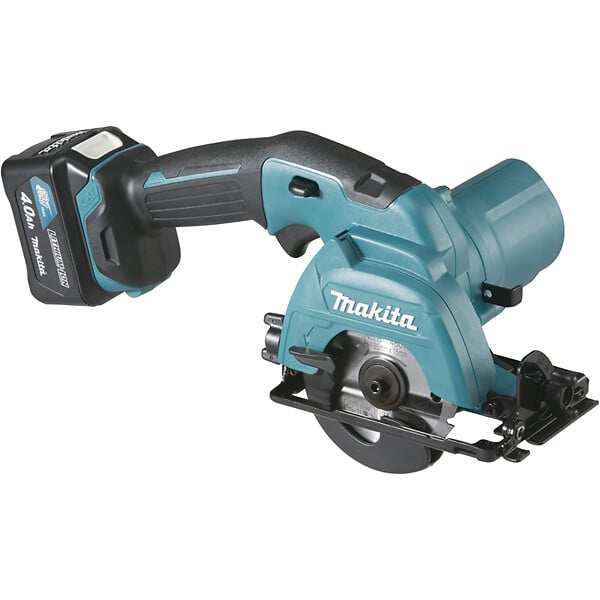 MAKITA - Scie circulaire 10.8V CXT Ø85 mm -  - avec 2 batteries 12V 4.0Ah - chargeur - MakPac - HS301DSMJ - large