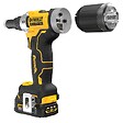 DEWALT - Riveteuse  XR 18V 2x1,7Ah Li-Ion 6,4 mm POWERSTACK - Moteur Brushless - DCF414E2GT-QW - vignette