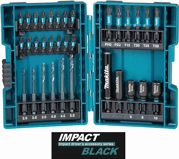 MAKITA - Jeu de forets et embouts (33 pcs) Impact -  B-66896 - large