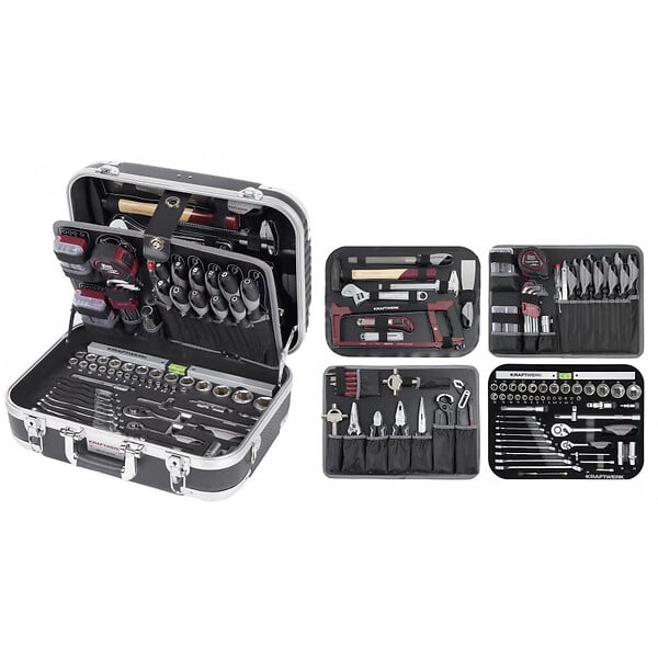 KRAFTWERK - Mallette d'outils en ABS B100 KRAFTWERK - 170 pièces - 202.100.100 - large
