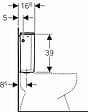 GEBERIT - Réservoir apparent  AP128 - Rinçage double touche, alimentation latérale - 128.317.11.5 - vignette