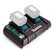 MAKITA - Scie radiale Ø 305 mm 2x5Ah 18V LXT ®MAKITA  DLS211PT2U chargeur double + puce AWS - vignette