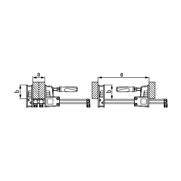 BESSEY SER - Presse BESSEY-SER Korpus REVO KRE 1500/95 - 1500 mm - KRE150-2K - large