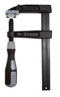 LEMAN - Presse à manche nylon LEMAN - tige acier - saillie 90 - section 22x5 - serrage 300 - 7070.187.030. - large