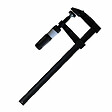 LEMAN - Serre-joint à manche saillie 80 mm - section 22 x 6 mm - L. 250 mm - LEMAN - 7070.187.025 - vignette